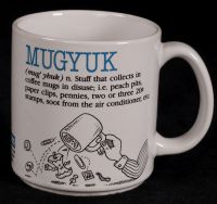 Sniglets MUGYUK Not the Network Coffee Mug Vtg 1986